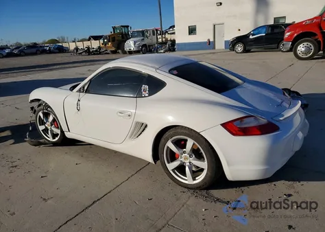 2008 Porsche Cayman S из США, поврежденный, VIN WP0AB29888U780840